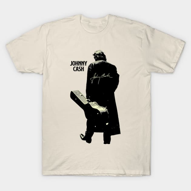 Johnny Cash Guitarist Vintage T-Shirt by Jina Botak